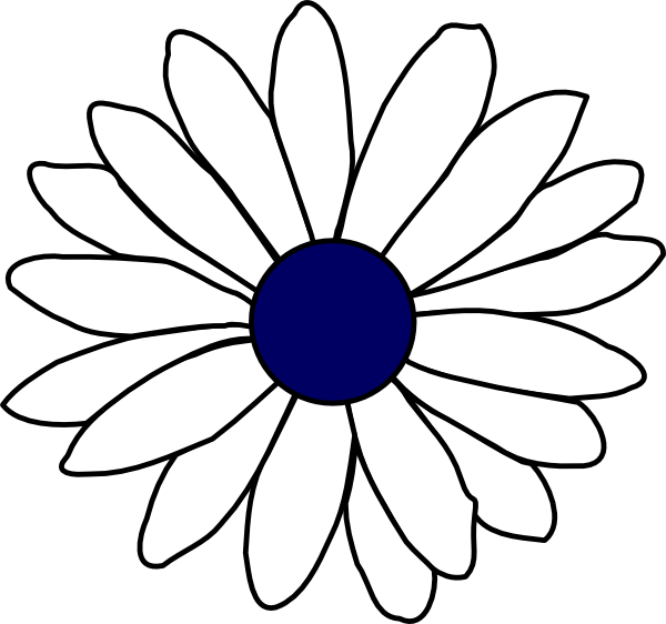 600x562 Collection Of Free Daisies Drawing Gerbera Daisy. Download On Ubisafe - Gerbera Daisy Sketch