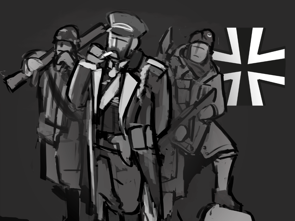 1000x751 Wip] World Of Kaiserreich - Germany Sketch