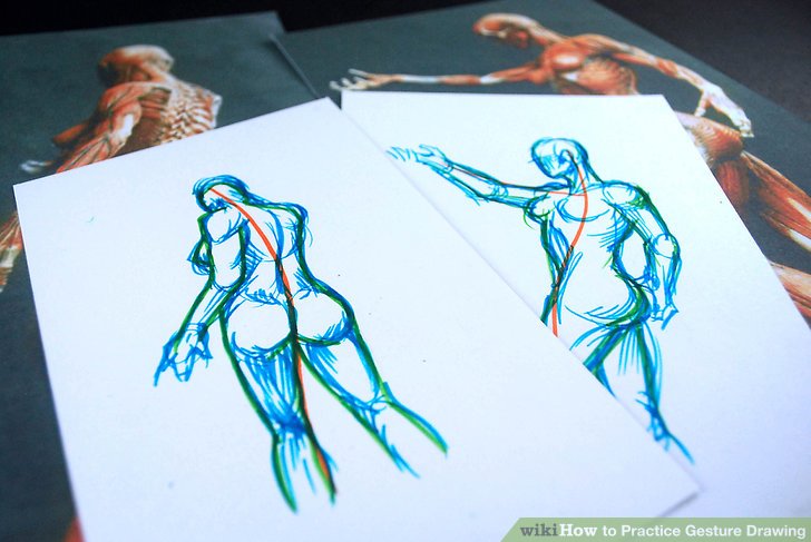 728x487 How To Practice Gesture Drawing 9 Steps (With Pictures) - Gesture Sketch