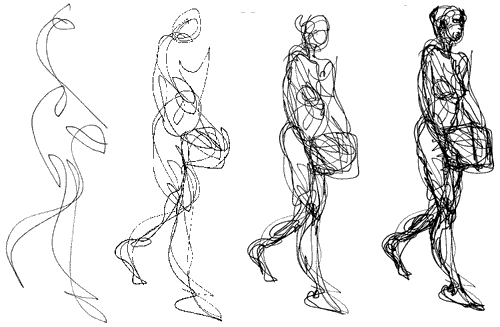 500x327 The Art Of Scribbling By Greg Albert - Gesture Sketch