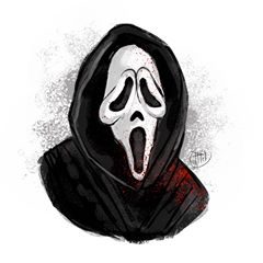 240x240 Take A Journey To Ghostface By Following Popular Tags - Ghost Face Sketch