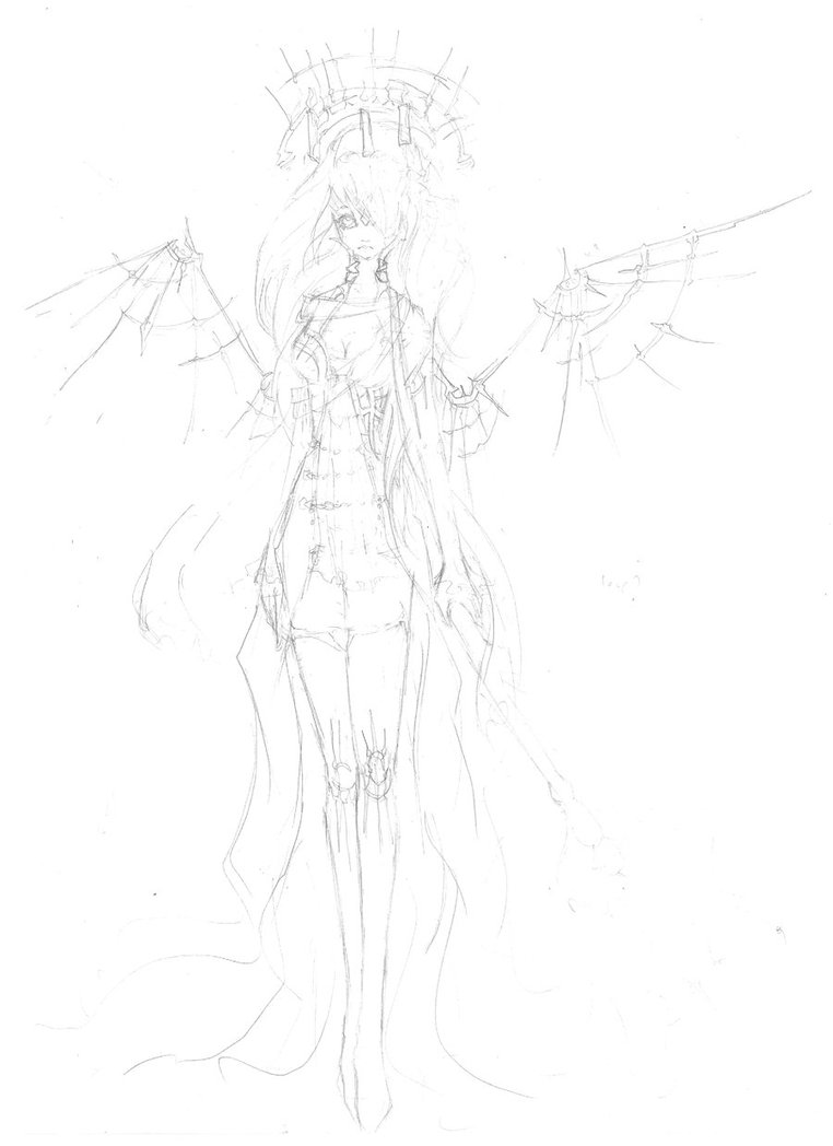 762x1048 Ghost Of Christmas Past Drawing - Ghost Of Christmas Past Sketch