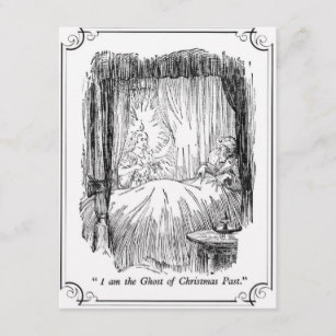 307x307 Ghost Christmas Cards Zazzle Uk - Ghost Of Christmas Past Sketch