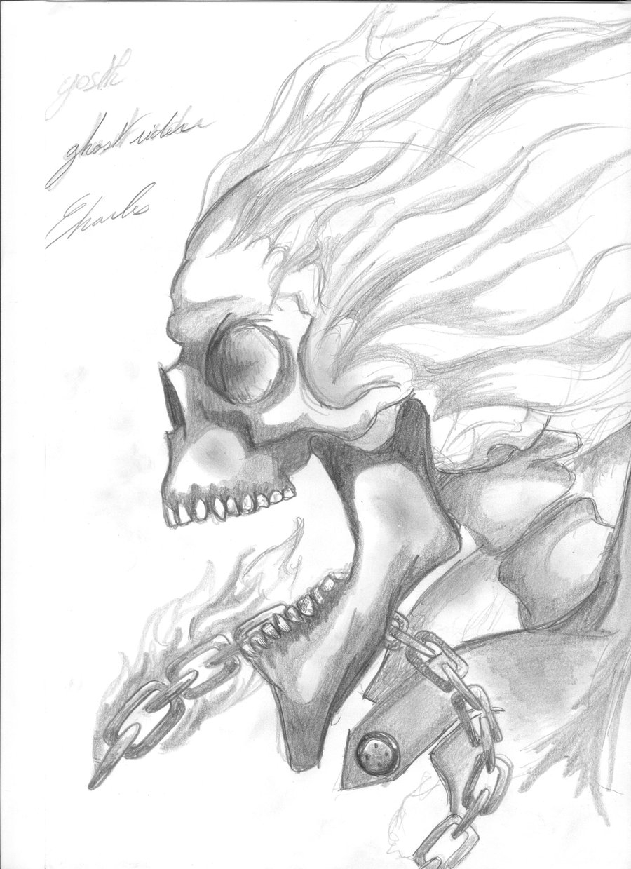 Ghost Rider Sketch at Explore collection of Ghost