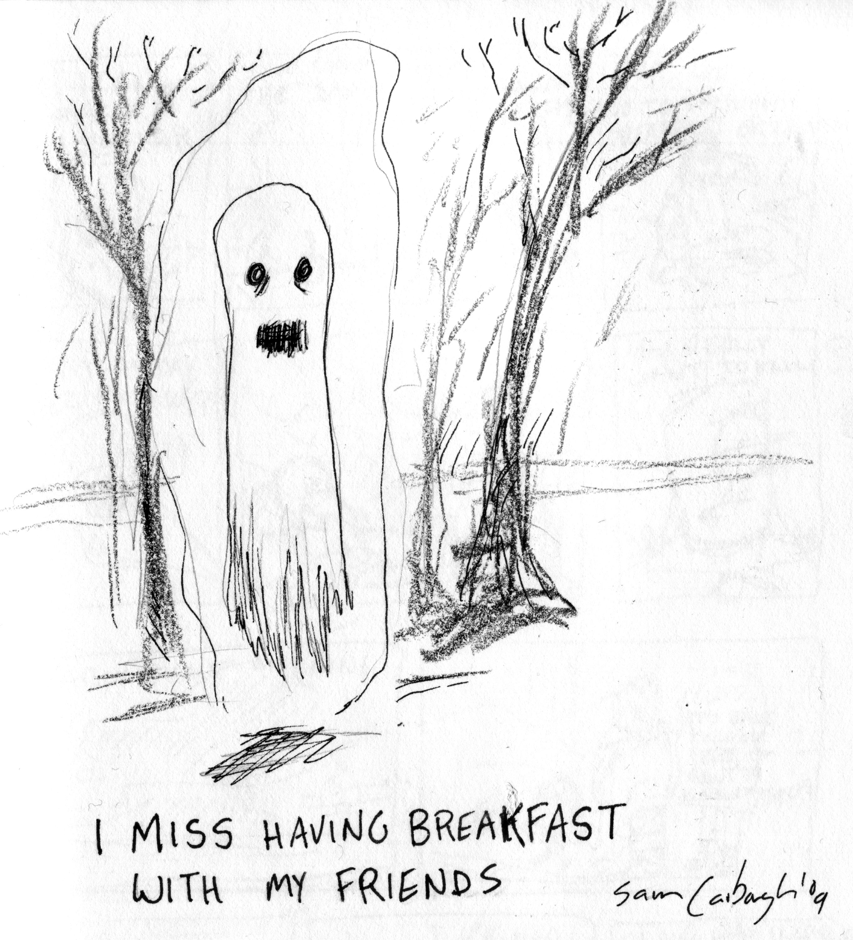 2728x3006 Ghost Sketch Carbaugh Comics - Ghost Sketch