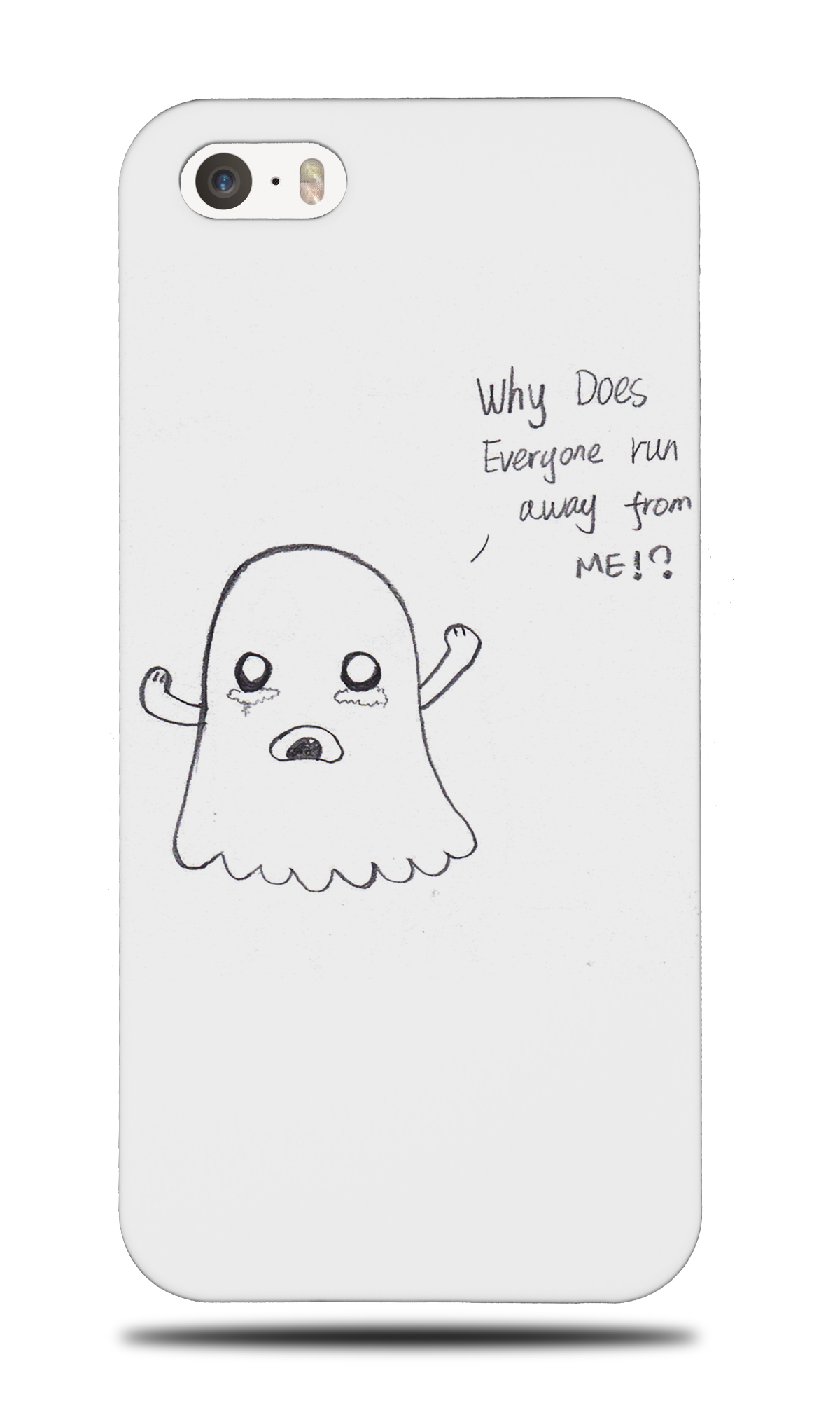 1200x2000 Scared Ghost Sketch Drawing - Ghost Sketch