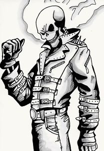 208x300 Ghost Rider - Ghost Sketch