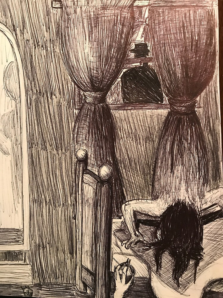 750x1000 Ghost Sketch Design By Horrorstudio1 Redbubble - Ghost Sketch Images