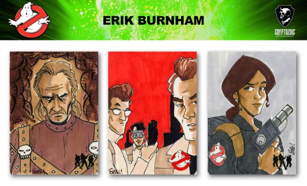 600x363 Ghostbusters Trading Cards Sketch Previews Part 1 Cryptozoic - Ghostbusters Sketch