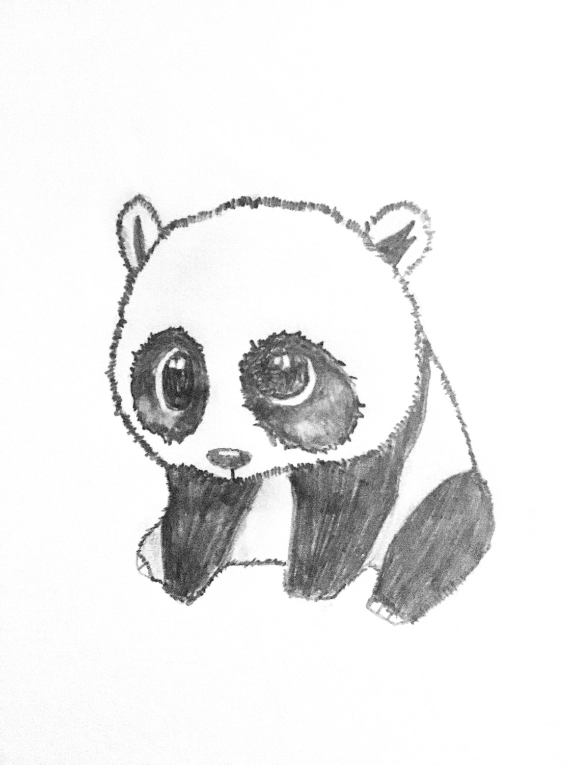 Giant Panda Sketch at PaintingValley.com | Explore collection of Giant ...