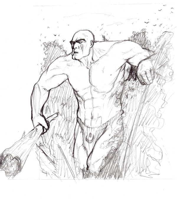 600x673 Giant Sketch By Andreatm - Giant Sketch