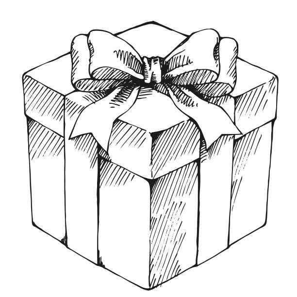 612x612 Gift Box - Gift Box Sketch