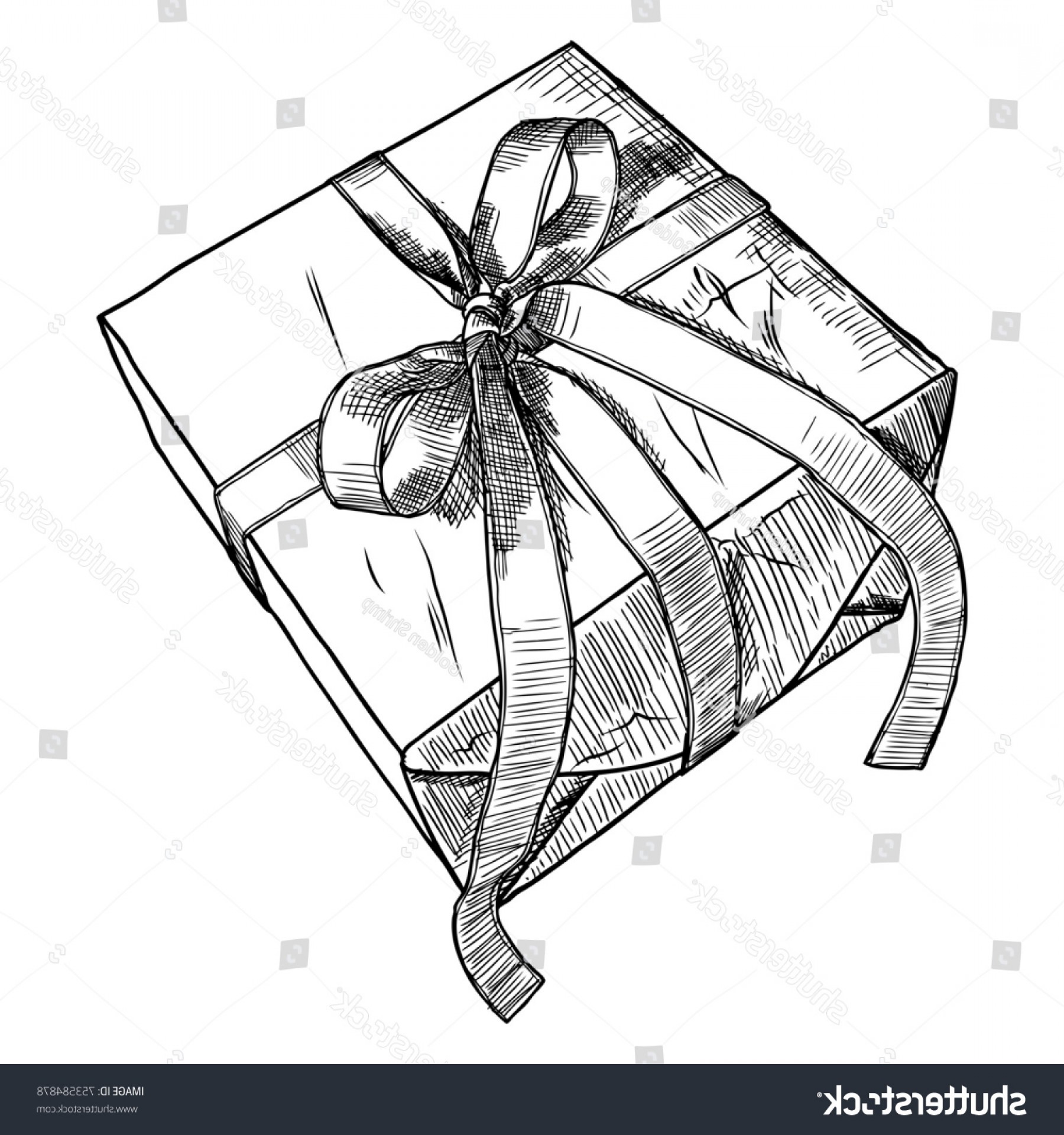 1800x1920 Gift Box Doodle Sketch Wedding Birthday Myshoplah - Gift Box Sketch