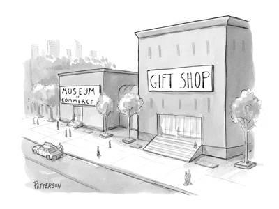 400x300 Museum Of Commerce Next To A Gift Shop Building That Is Twice - Gift Shop Sketch