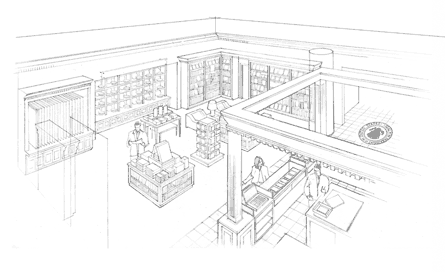 445x272 Trio Design Group - Gift Shop Sketch