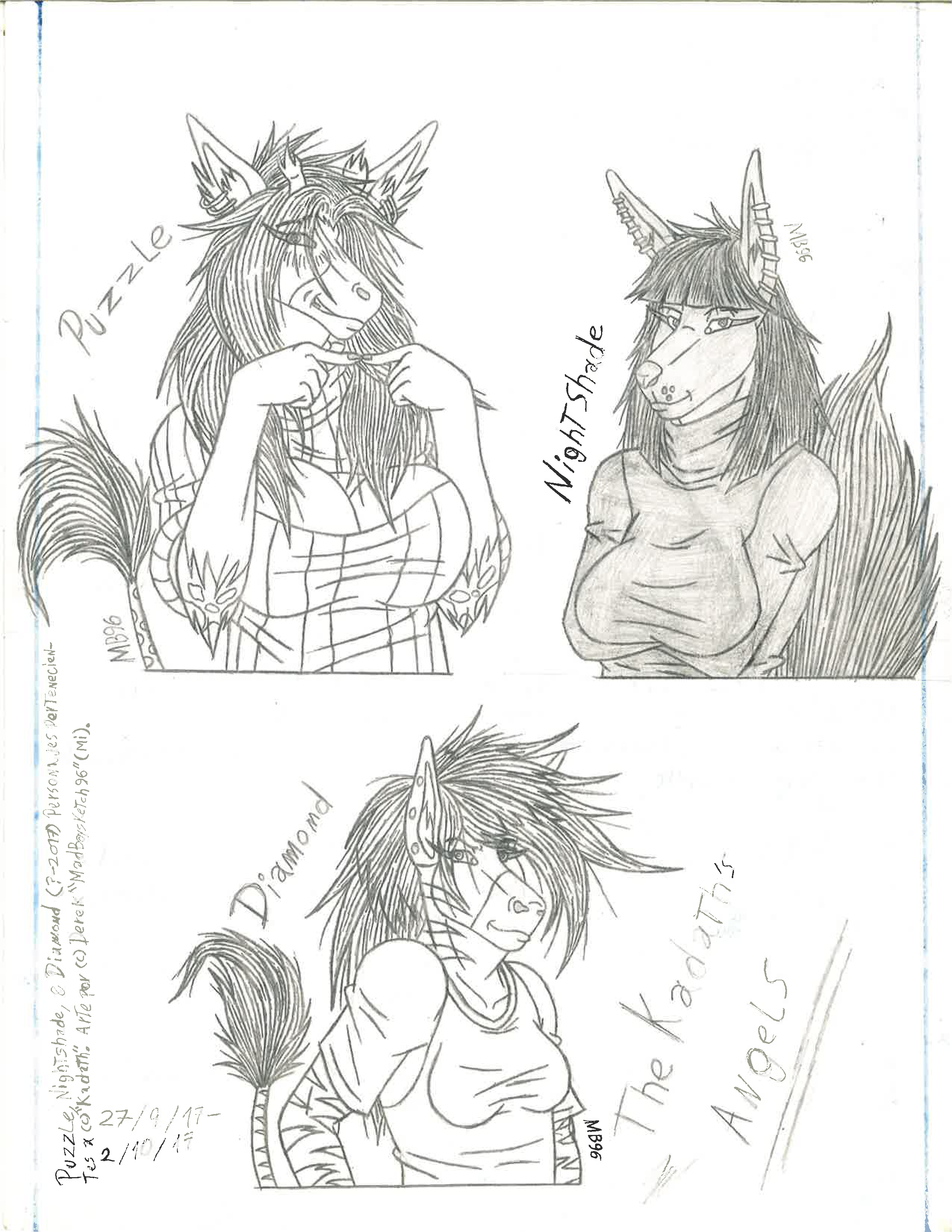 2550x3300 The Kadath`s Angels (Kadath`s Gift) - Gift Sketch