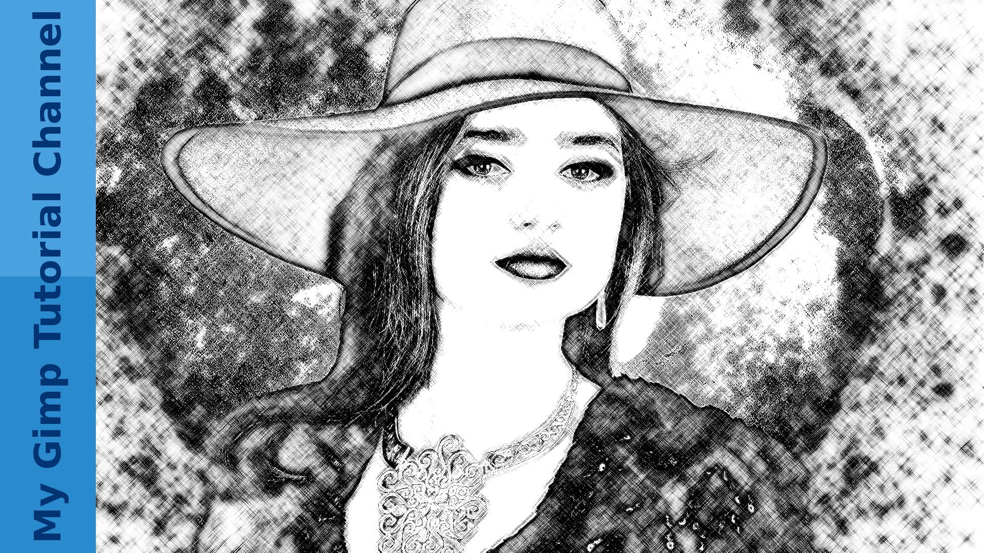 1920x1080 Pencil Sketch Effect - Gimp Pencil Sketch