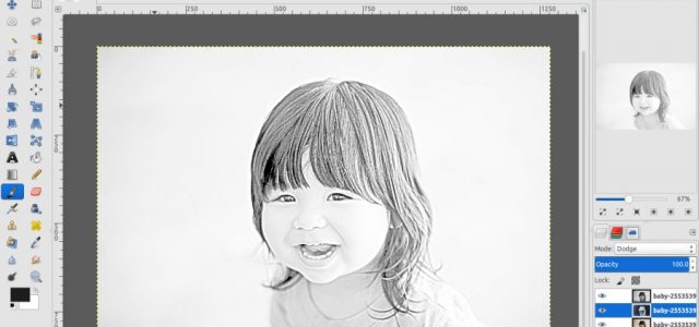 640x300 How To Convert An Image To Pencil Drawing In Gimp Better Tech Tips - Gimp Sketch