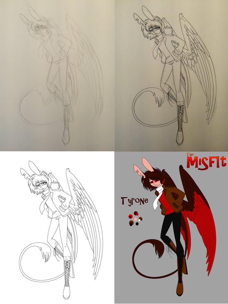 775x1030 Sketch To Artwork (Ms Paintgimp Process) By Gypsydragonzephyr On - Gimp Sketch