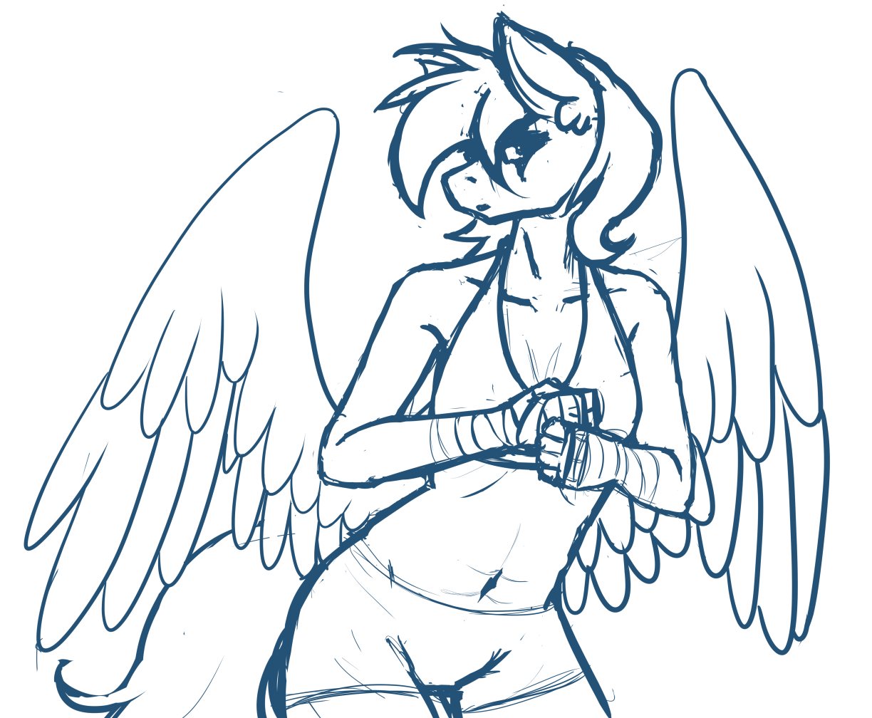 1224x1008 Ginger Sketch By Snickerlewdles - Ginger Sketch