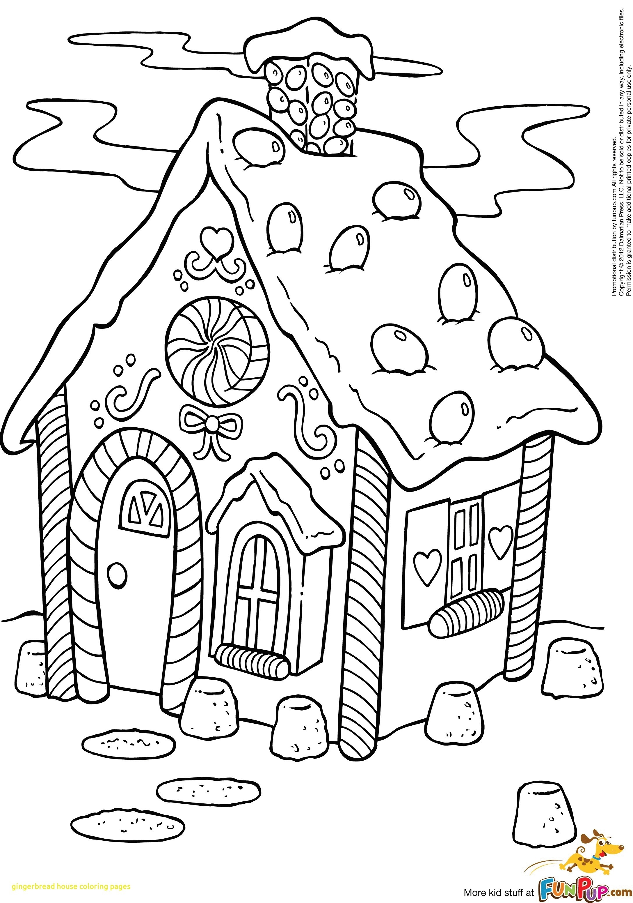 2176x3101 Gingerbread House Coloring Pages - Gingerbread House Sketch