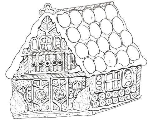 474x385 Gingerbread House Coloring Pages Sketch Coloring Page, Big House - Gingerbread House Sketch
