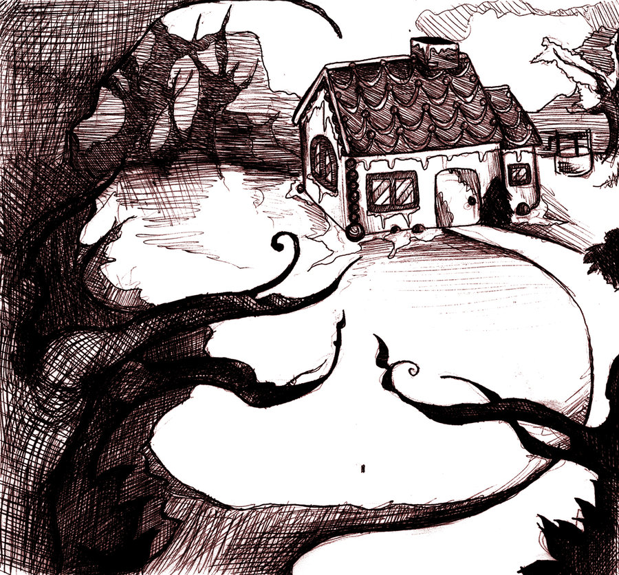 900x836 Gingerbread House Sketch By Vertigosia - Gingerbread House Sketch