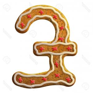 300x300 Photostock Vector Gingerbread Sketch Icon Holiday Cookie In - Gingerbread Sketch