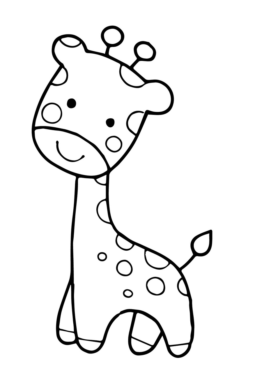 Giraffe Face Sketch at Explore collection of