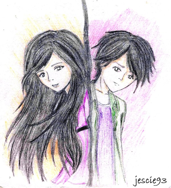 600x659 Sketch.3 Boy And Girl By Jescie93 - Girl And Boy Sketch