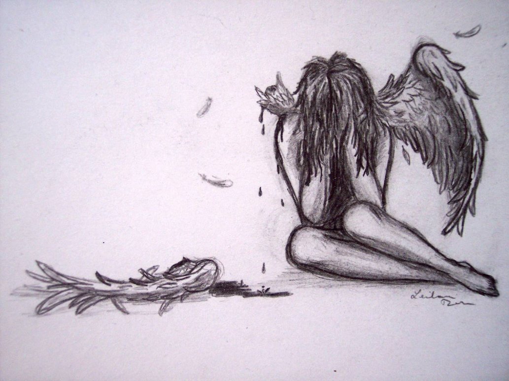 Girl Angel Sketch At Paintingvalley Com Explore Collection Of