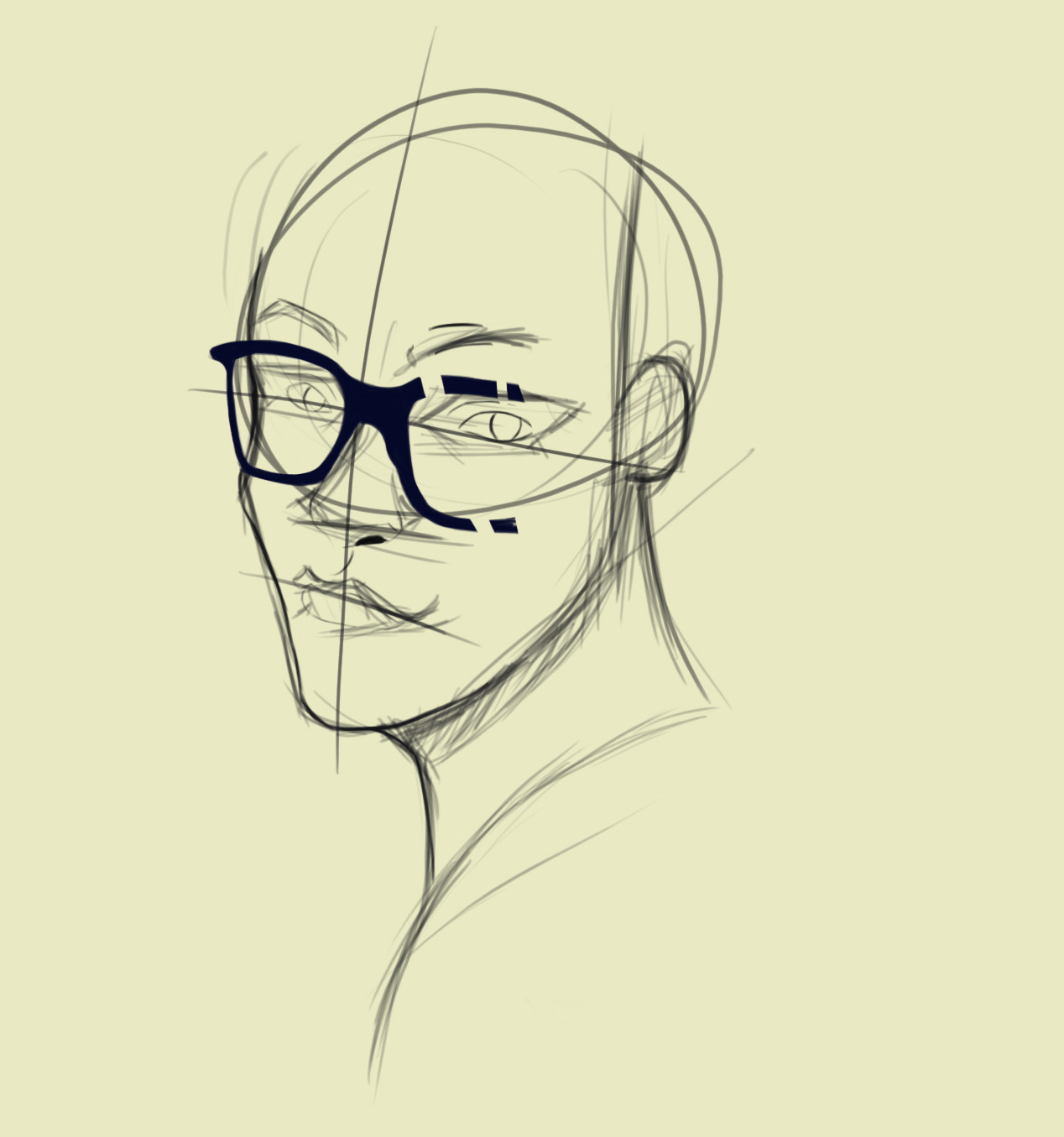 1268x1355 Miguel Angel Ducoing - Girl Angel Sketch