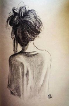 Girl Back Sketch At Paintingvalley Com Explore Collection Of