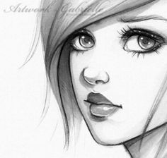 236x224 Which Element Are You Drawings, Sketchbook - Girl Cartoon Sketch