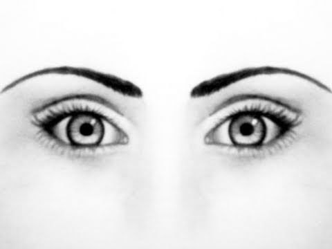 480x360 How To Draw A Realistic Face Part 1 Eyes, Eyebrows, Step By Step - Girl Eye Sketch