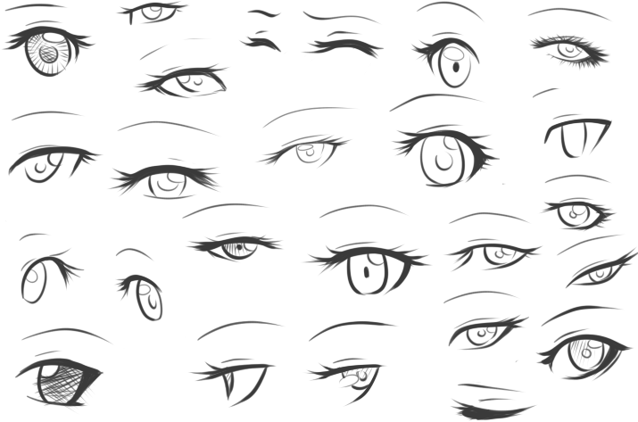 715x473 How To Draw Female Eyes Step By Step Online Drawing Lessons - Girl Eye Sketch