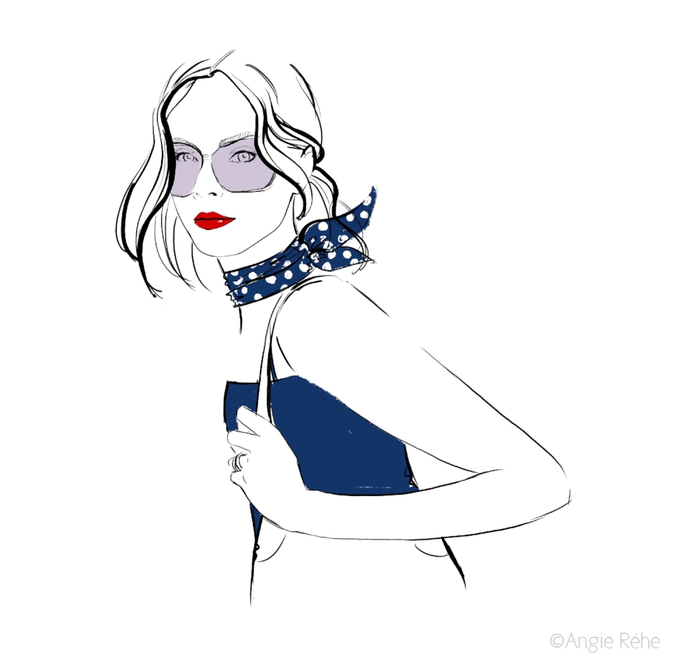 1000x966 Angie - Girl Fashion Sketch