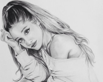 340x270 Pencil Drawings Amp Illustrations Etsy Uk - Girl Portrait Sketch