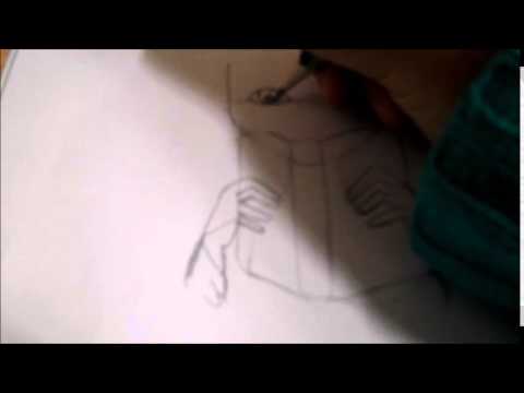 480x360 Drawing A Girl Reading A Book - Girl Reading A Book Sketch