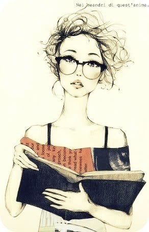 Girl Reading Book Sketch