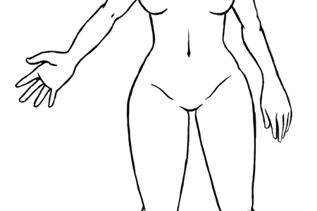 Download Girl Body Drawing Png Png Gif Base
