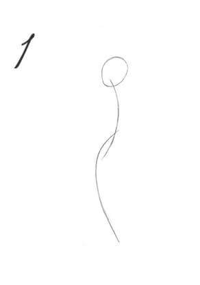 292x417 How To Draw N Indian Girl Full Body Step By Step - Girl Sketch Full Body