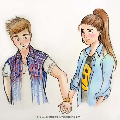 500x502 121 Images About Boy And Girl Sketches On We Heart It See More - Girl Sketch Images
