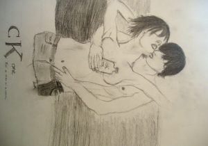 300x210 Alone Girl Sketch - Girl Sketch Photo