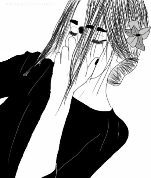 495x585 - Girl Sketch Tumblr