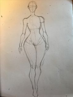 Girl Standing Sketch At Paintingvalley Com Explore Collection Of