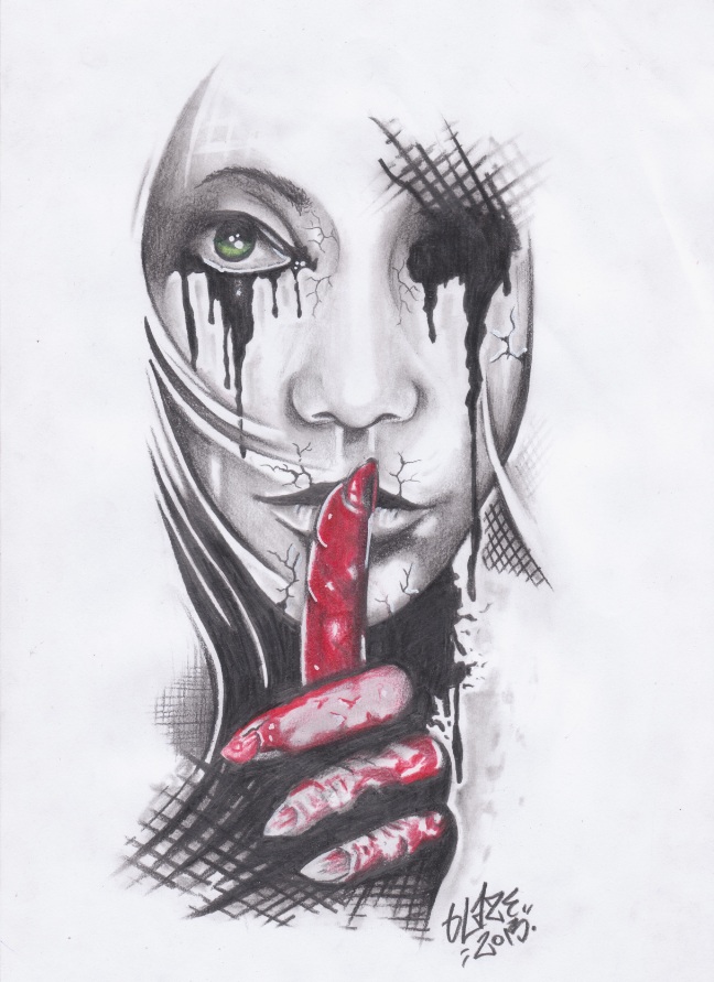 648x891 Girl Design For Tattoo By Blazeovsky - Girl Tattoo Sketches