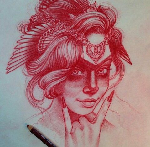 479x469 Pin By Grace Chaffin On Flash Tattoos, Tattoo - Girl Tattoo Sketches