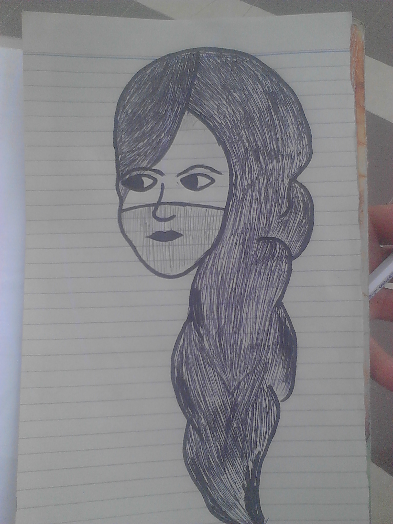 1536x2048 My Friend Drew His Girlfriend Sketch In Class Today Steemit - Girlfriend Sketch