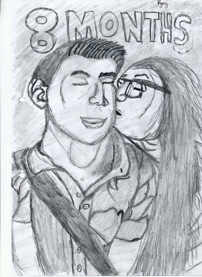 698x960 My Sketch Of Me And My Girlfriend ) By Ryangray 101 - Girlfriend Sketch